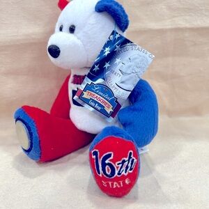 Collectible Tennessee Stuffed bear with QUARTER